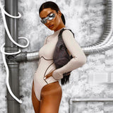 Zingj Summer Women's New Long Sleeve Round Neck Seamless Onesie Women's Hair-Outfit