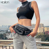 High Quality Vest Patchwork Stretch Harajuku Streetwear Crop Top 2022 Summer Elastic Casual Slim Sleeveless