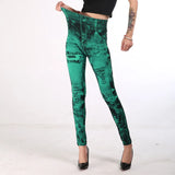 Faux Denim Hip Raise Yoga Colors