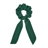 scrunchie hair ties Scarf Elastic Hair Rope for Women Hair Bow Ties Scrunchies Hair Bands Flower Print Ribbon