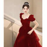 Evening Dress Dress 2025 New Banquet Temperament Long-Term Luxury Minit Dinner Hosts Walk Show Evening