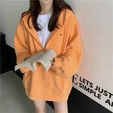 Short Hoodie Women 2022 Spring Autumn Student New Trendy Cool Net Red Fried Street V Neck Love Print Design Top