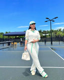 Zingj New Women's Casual Knit Wide-Leg Pants