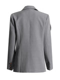 Women's Small Suit 2025 Autumn New Advanced Sense Of Personality Three-Dimensional Flower Lapel Loose Coat