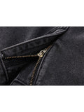 Heart Print Shorts Jeans Women 2022 Summer Sweet Korean Style Fashion High Waist All-Match A-line Denim Shorts