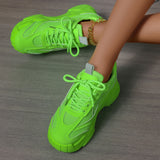 Dad Shoes Women 2025 Spring And Summer New Korean Version Of Casual Thick Candy Color Nets Sports Small White