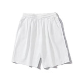 flocking embroidery high waist womens shorts summer plus size 2022 new Japanese casual sports style couple shorts