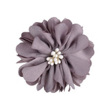 Pcs/lot New Sweet Chiffon Fabric Flower Hair Clips For Girls Safety Hairpin Boutique Barrettes Headwear Kids Hair