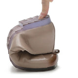 Zingj Low-Heeled, Soft-Soled Casual Women's Shoes, Matching Leather, Cow Tendon Soles, Single Shoes, Middle-Aged And Elderly Mother Shoes, Dancing