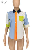 Summer Women Blouses Half Sleeve Spring Blouse Woman Blouse Shirt Office Elegant Work Shirt Top Blusas Mujer De