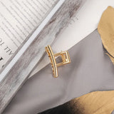 Women Girls Cute Heart Hollow Geometric Gold Alloy Hair Claws Sweet Headband Hair Clips Hairpins Fashion Hair