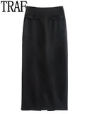 Black Vest Woman Cropped Women's Sleeveless Jacket Fashion Vests Sets Office Waistcoat Women Elegant Winter Short