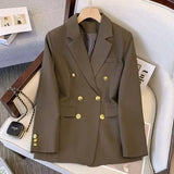 Net Red Spring And Autumn Suit Suit Temperament Slim Slim Thin Leg Pants Suit Suit Suit Jacket