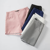 Zingj New Shorts Female Spring And Autumn High Waist Show Thin Casual Black Wide-Leg Suit A-Word Pants Wearing Spring And Autumn Boots