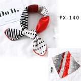 Square Silk Scarf Women Fashion Print Small Neck Scarfs Office Lady Hair Band Foulard Hand Kerchief Female Bandana