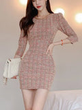 Small Fragrant Temperament Dress Women's Famous Korean Version Of The Elegant Thin Bag Of