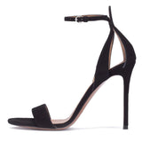 Lady's Fashionable And Elegant Large-Size Open-Toed High-Heeled