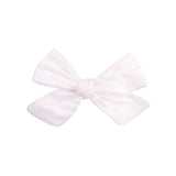 Flower Cotton Hair Bows With Clip For Baby Girls Plaid Boutique Hair Clips Hairgrip Barrettes Headwear Hair