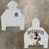 Men's Hoodie Y2K Original Hip-Hop Cartoon Graphic Print Pullover Fashion Leisure Loose Sports Shirt
