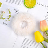 Inches New Winter Women Plush Scrunchie Girls Elastic Hair Bands Ponytail Holder Hair Rope Ties Headwear Hair