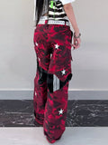 Camouflage Bumpy Hop BF Trousers New Personality Women's Hottie Loose Casual