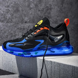 Men Air Cushion Sneakers Rubber Skidproof Outsole Running Shoes Breathable Mesh Male Sports Jogging Shoes Zapatillas