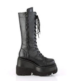 Gothic Style Thick-Bottomd Long-Sleest Locomotive Rider Boots But Knee-High-Skinned Boots
