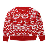 Top Jumper Knitwear Hot Christmas Santa Claus Xmas Printing Long Sleeve O-neck Christmas Knitting Pullover Women