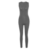 Spring Sleeveless Slim Fit High Sports