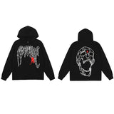 Brand Sweater Keel Smoke Couple Skull Men And Women Loose High Street Pure Cotton