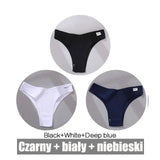 Sexy Women's Panties Cotton Brazilian Underwear Women V Waist Women's Thong Female Underpants Intimate Lingerie