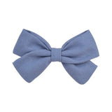 Piece 3.6inches Cute Solid Bowknots Hair Clips For Baby Girls Safty Boutique Hairpins Barrettes Headwear Kids Hair