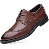 Zingj Men's Shoes Four Seasons New Soft Sole Versatile Leather Face Casual Sports Shoes Wear-Resistant Business Breathable Men's Fashion Shoes Leather Shoes