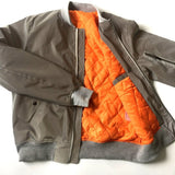 Fall And Winter Male And Female All Reflective Flight Jacket High Street Outdoor Sports Reflective Trench Coat Baseball Jacket-Outfit