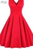 Women Clothing Summer Retro 50s 60s Red Navy Blue Dress Dots Pinup Rockabilly Sexy Party Tunic Dresses Vestidos de
