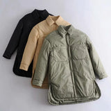 2021 New Woman Jacket Khaki Blouse Design Coat Spring Mujer Chaqueta Thin Woman