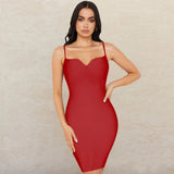 Lady Bandage Dress 2021 New Arrival Sexy White Bodycon Dress Women Summer Celebriity Club Party Dress Birthday