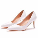 Cm Pointed Single Shoes Small Thin Heel Single Shoes Tip Shoes Large Size Women's Shoes Large Size Single Shoes Women