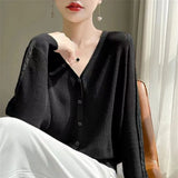 Zingj High-End Lazy Sleeves Twist Sweater Female V-Collar Autumn New Bat Sleeve Sweater