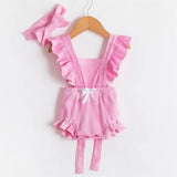 Baby Girl Clothing Ruffle Sleeve Bikini One-Piece Swimwear Baby Girls Swimsuit Bathing Beach Costume Newborn Clothes
