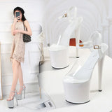 Zingj 17Cm20cm Special High Heels Capillary With Sexy Waterproof Platform Hate Day Superb High Slippers Female