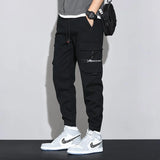 and Summer Big Men Trousers Knitted Sports Pants Men Pants Loose Korean Version of All-Match Overalls Trousers