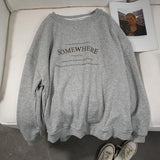 Womens Spring Vintage Lovely Simple Clothing Daily Teenagers All-match Soft Letter Fashion Leisure Tender Chic