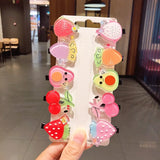 New Girls Cute Cartoon Ice Cream Unicorn Hair Clips Kids Lovely Hairpins Headband Barrettes Fashion Hair