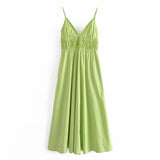 Summer Party Dress Woman Sexy Sleeveless Maxi Dress Slim Waist A-line vestidos mujer