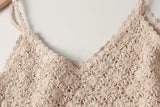 Style Knitting Tassels Tops Sleeveless Vest Lady Summer Tops Vacation Beach Women