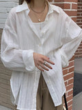 Versatile Textured Thin Long Sleeve Knit-Outfit