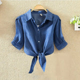 Womens Tops Fashion 2021 Women Summer Chiffon Blouse Plus Size Short Sleeve Casual Shirt White Ropa Mujer Blusas
