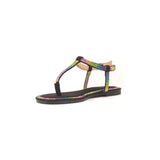 Zingj Color Rhinestone Sandal Plus Size Wear Clip Toe Women's Shoes Plus Size