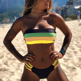 Sexy Bikini Set Brazilian bikini 2021 swimwear women Bandeau swimsuit female Push up bathing suit Summer bathers